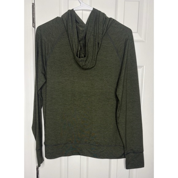 Runway Youth Boys Athletic Fit Hooded Sweatshirt Green Size Large 12-14 - Picture 2 of 5